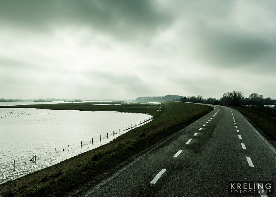 Dijklandschap nabij Varik - Kreling Fotografie Arnhem